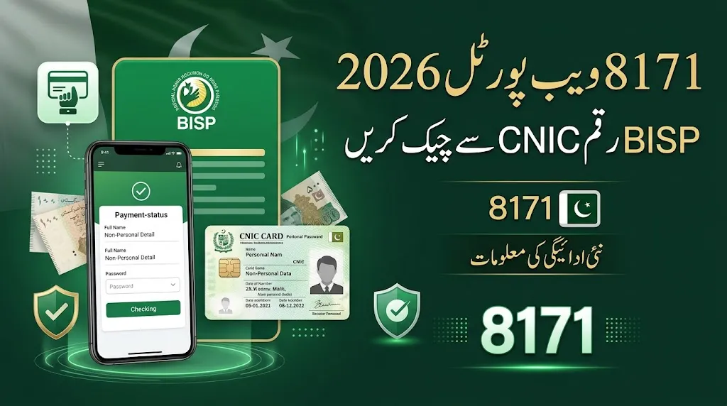8171 Web Portal 2026 Check BISP Payment by CNIC – Latest Update