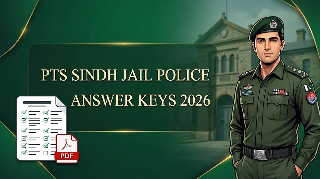 PTS Sindh Jail Police Answer Key 2026 – Download PDF and Check Results