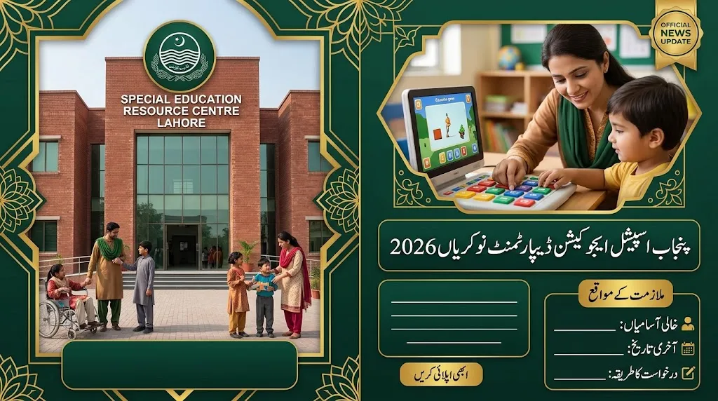 Punjab Special Education Department Jobs 2026 – Apply Online for 11 Vacancies